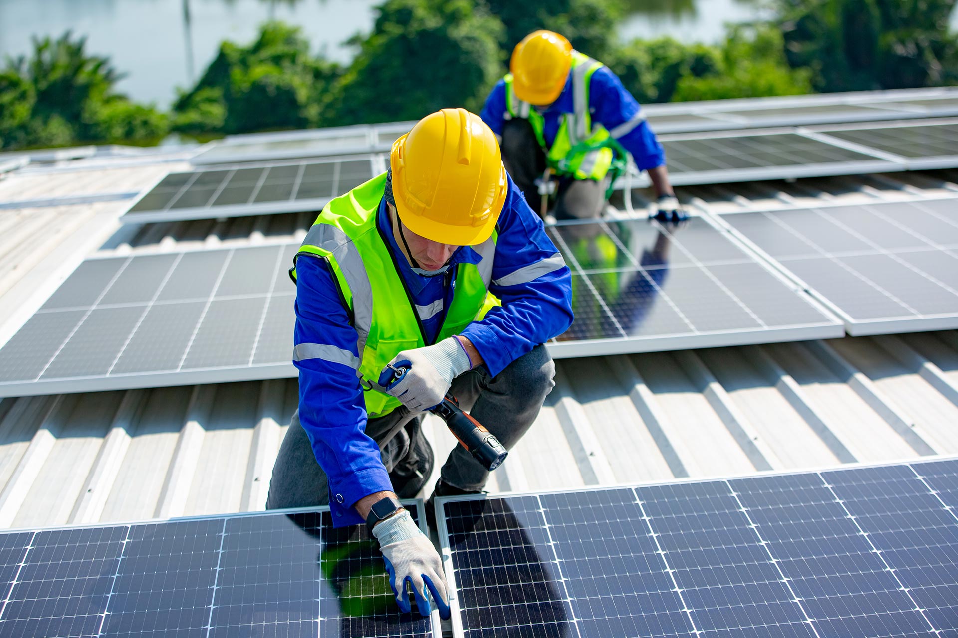 Solar panel installation service