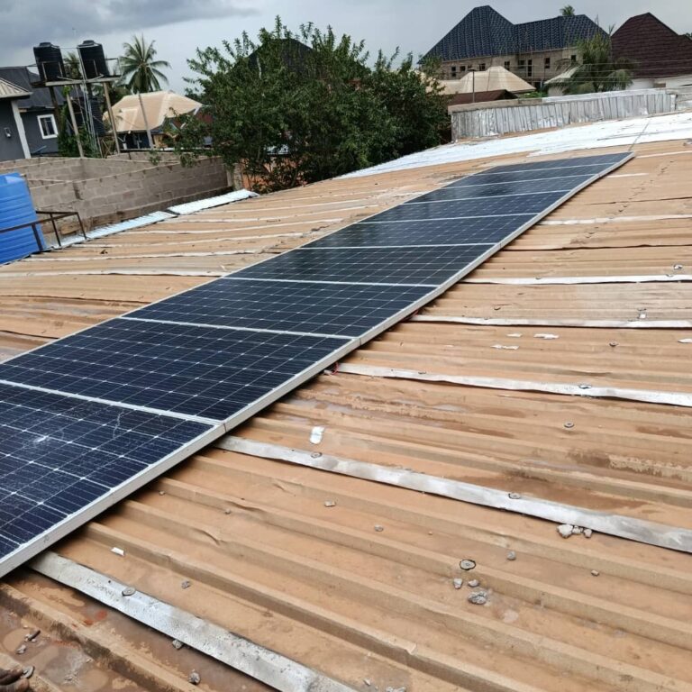 3KVA solar system installation