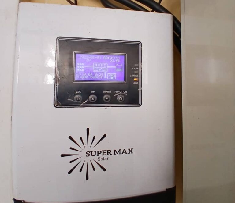 Charger controller for a 10KVA solar system