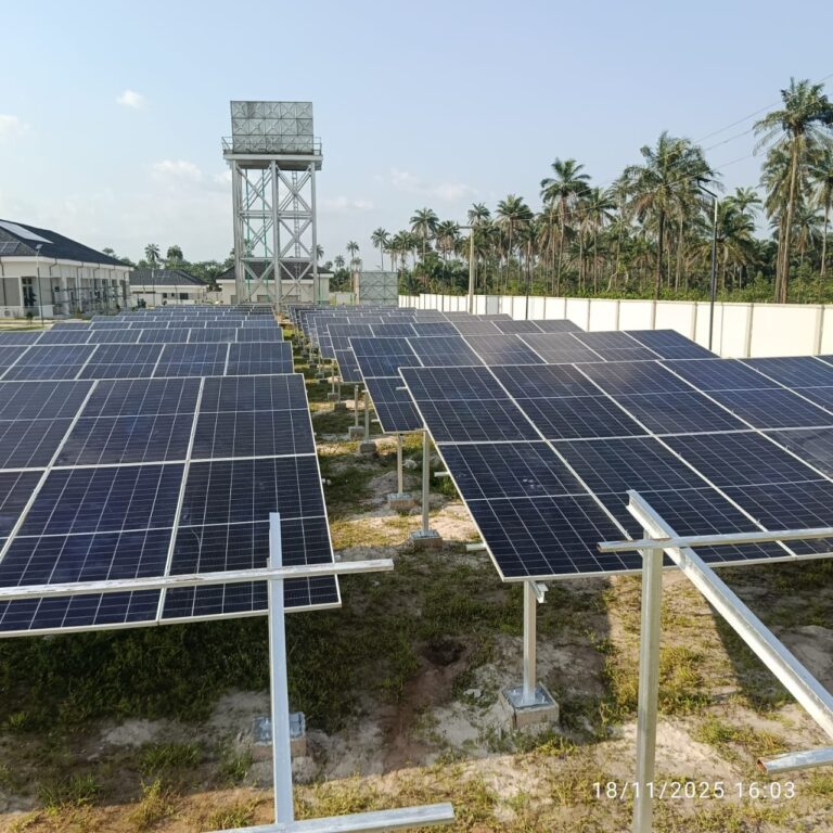 160kva solar farm in southern delta university, Orerokpe, Delta state