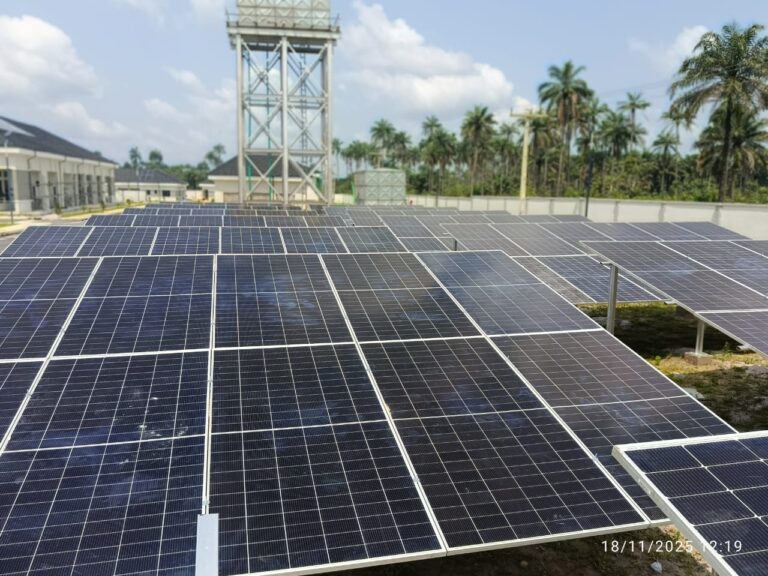 160kva solar farm in southern delta university, Orerokpe, Delta state