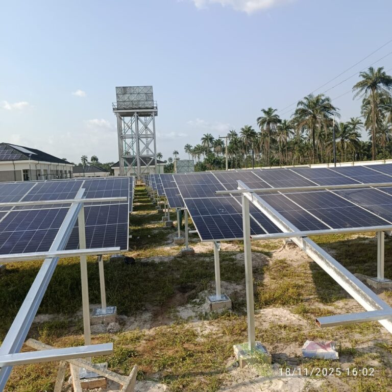 160kva solar farm in southern delta university, Orerokpe, Delta state