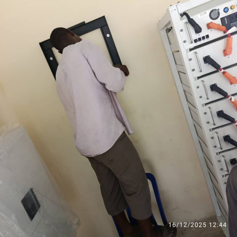 Inverter installation for a 160kva solar system installation