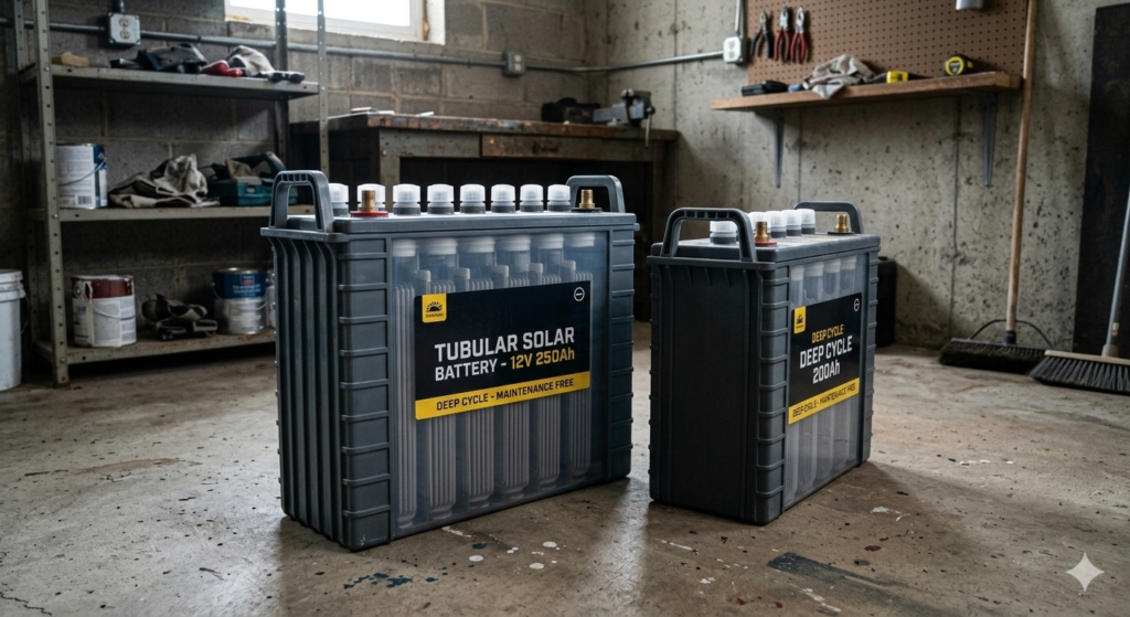 Batteries for an inverter power system