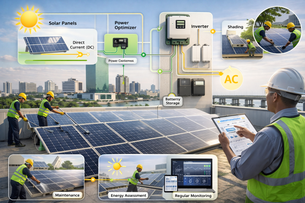 Solar Panel Installation, Maintenance, and Monitoring System in Lagos