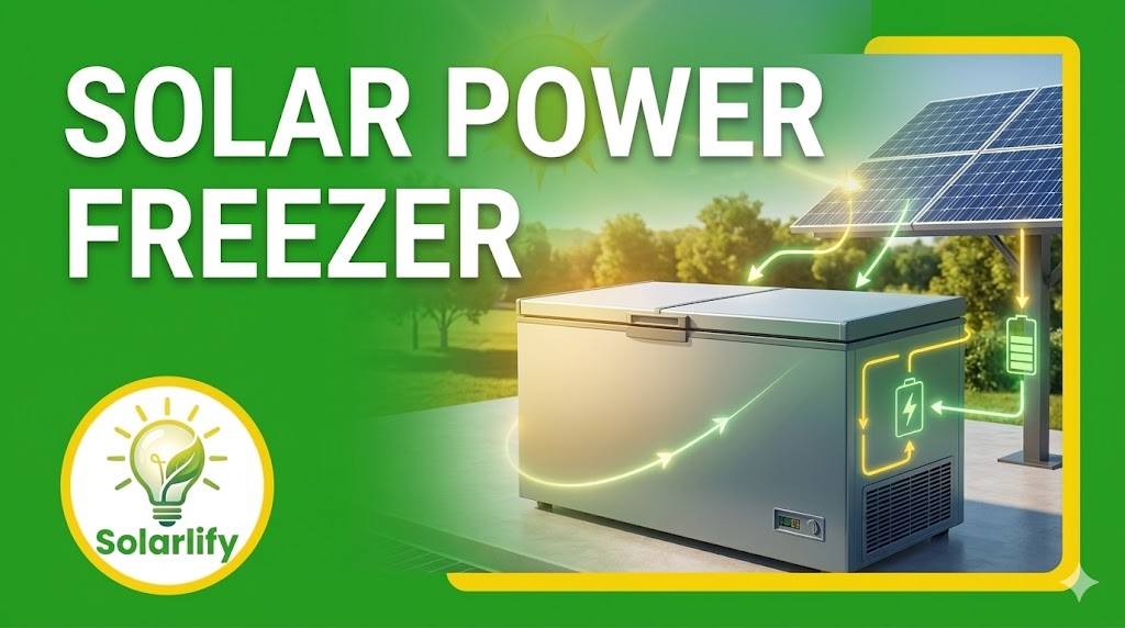 "Solar power freezer price in Nigeria" article featured image