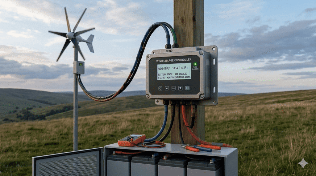 charge controller for wind turbine